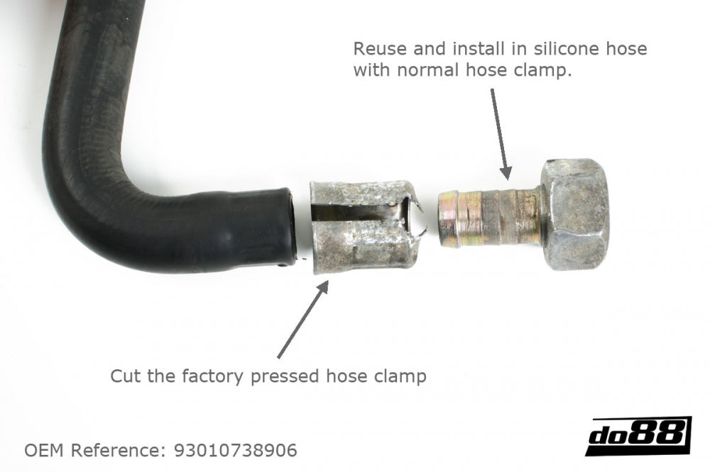 do88 - Porsche 930 Turbo Oil hoses - CLAMP-KIT141