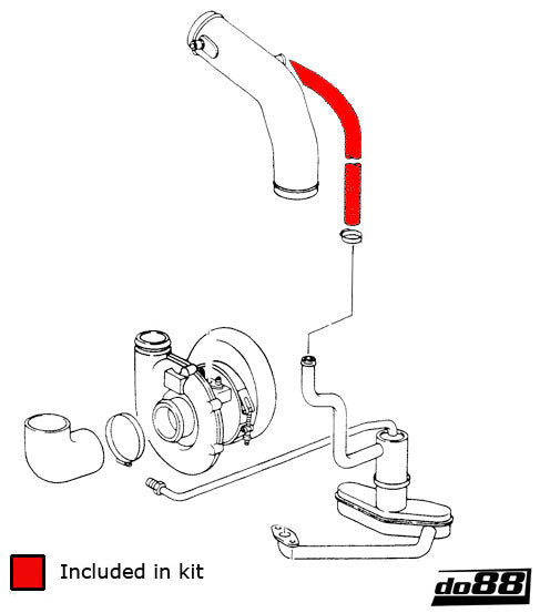 do88 - Porsche 964 Turbo Oil hoses - CLAMP-KIT158