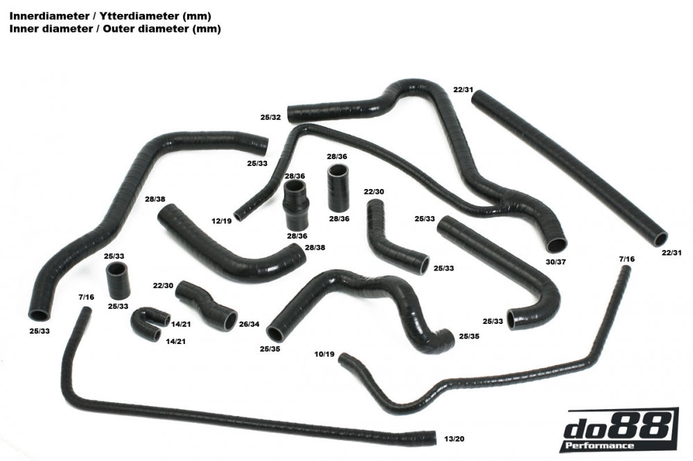 do88 - Porsche 964 Turbo Oil hoses - CLAMP-KIT158