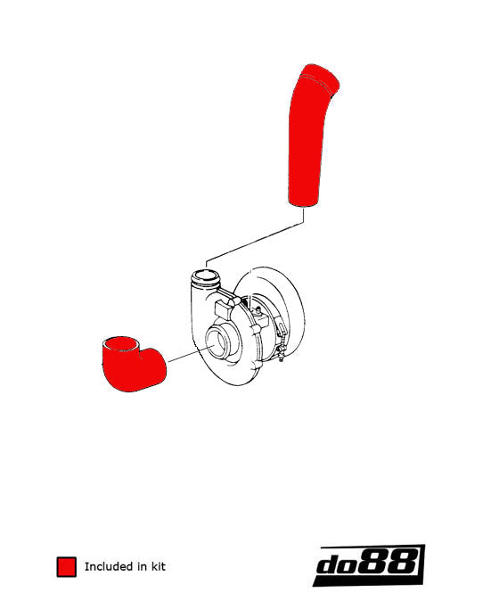 do88 - Porsche 964 Turbo Pressure hoses - CLAMP-KIT160