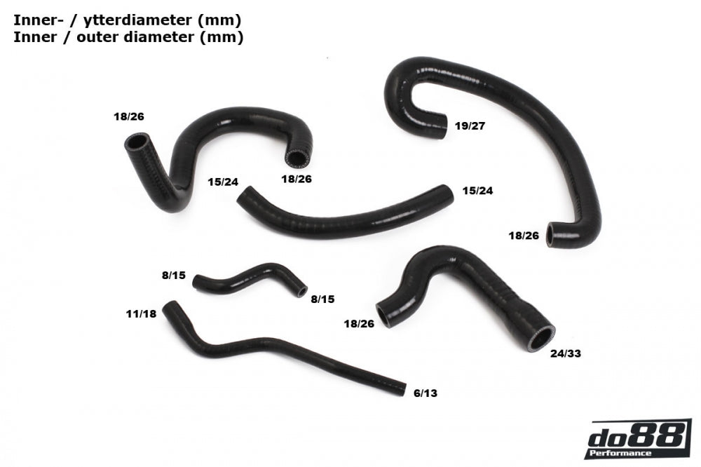 do88 - Porsche 964 Turbo K Jetronic hoses - DO88-KIT161S