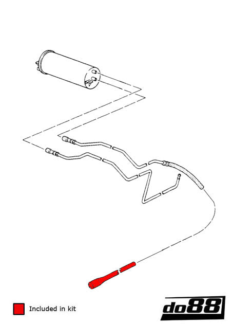 do88 - Porsche 964 Turbo Carbon canister hose - CLAMP-KIT163