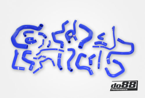 do88 - AUDI SEAT SKODA VW 1.8 / 2.0 TSI (MQB) Coolant hoses (24 pcs) Blue - DO88-KIT187S