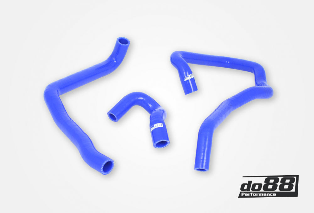 do88 - AUDI SEAT VW 2.0 TSI (MQB) Coolant hoses Remote Radiator (Right) Blue - DO88-KIT189R