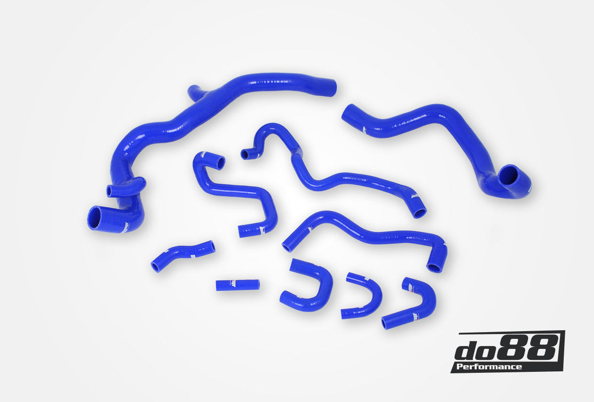 do88 - Volvo S60/V60/V70/XC70/S80 T4 T5 2.5FT Automatic 07-16 Coolant hoses Red - DO88-KIT198R