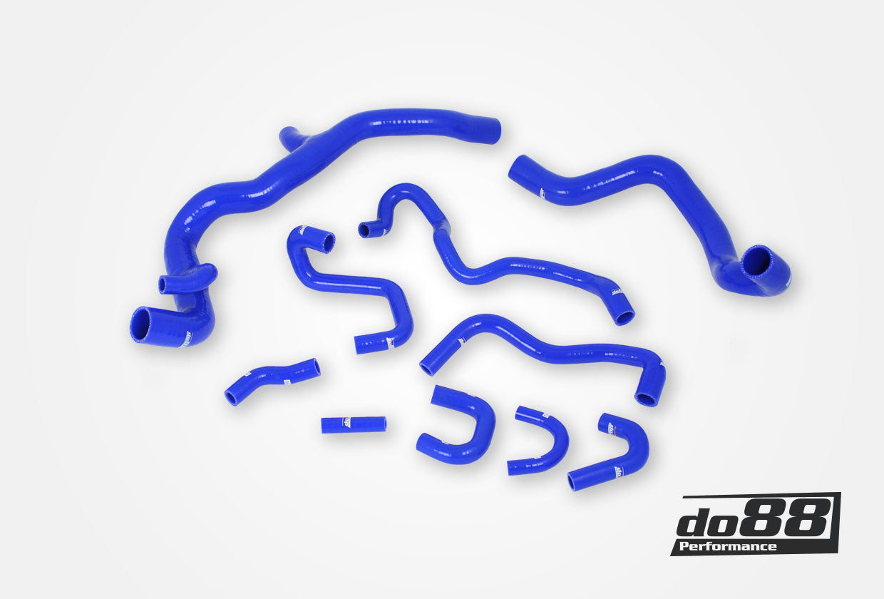 do88 - Volvo S60/V60/V70/XC70/S80 T4 T5 2.5FT Automatic 07-16 Coolant hoses Red - DO88-KIT198R