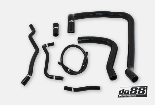 do88 - Volvo 740 760 780 940 960 D24 Coolant hoses Black - DO88-KIT206S