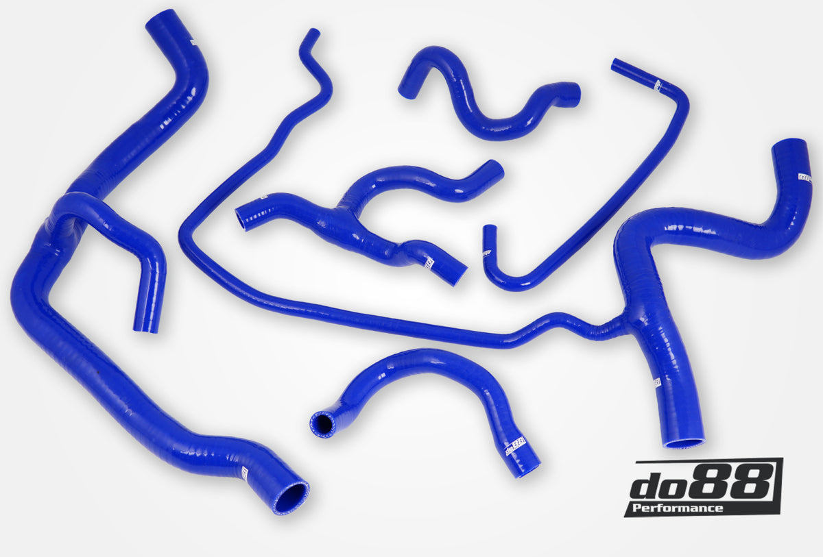 do88 - SAAB 9-5 2.0T Turbo4 / Turbo4 BioPower 2010-2011 Coolant hoses Blue - CLAMP-KIT217
