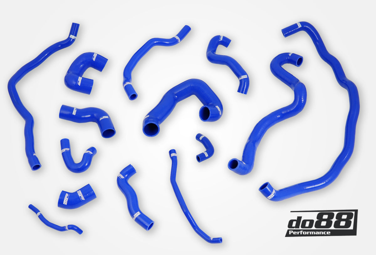 do88 - BMW 135i 335i E82 E90 (N54) Coolant hoses Blue - CLAMP-KIT222