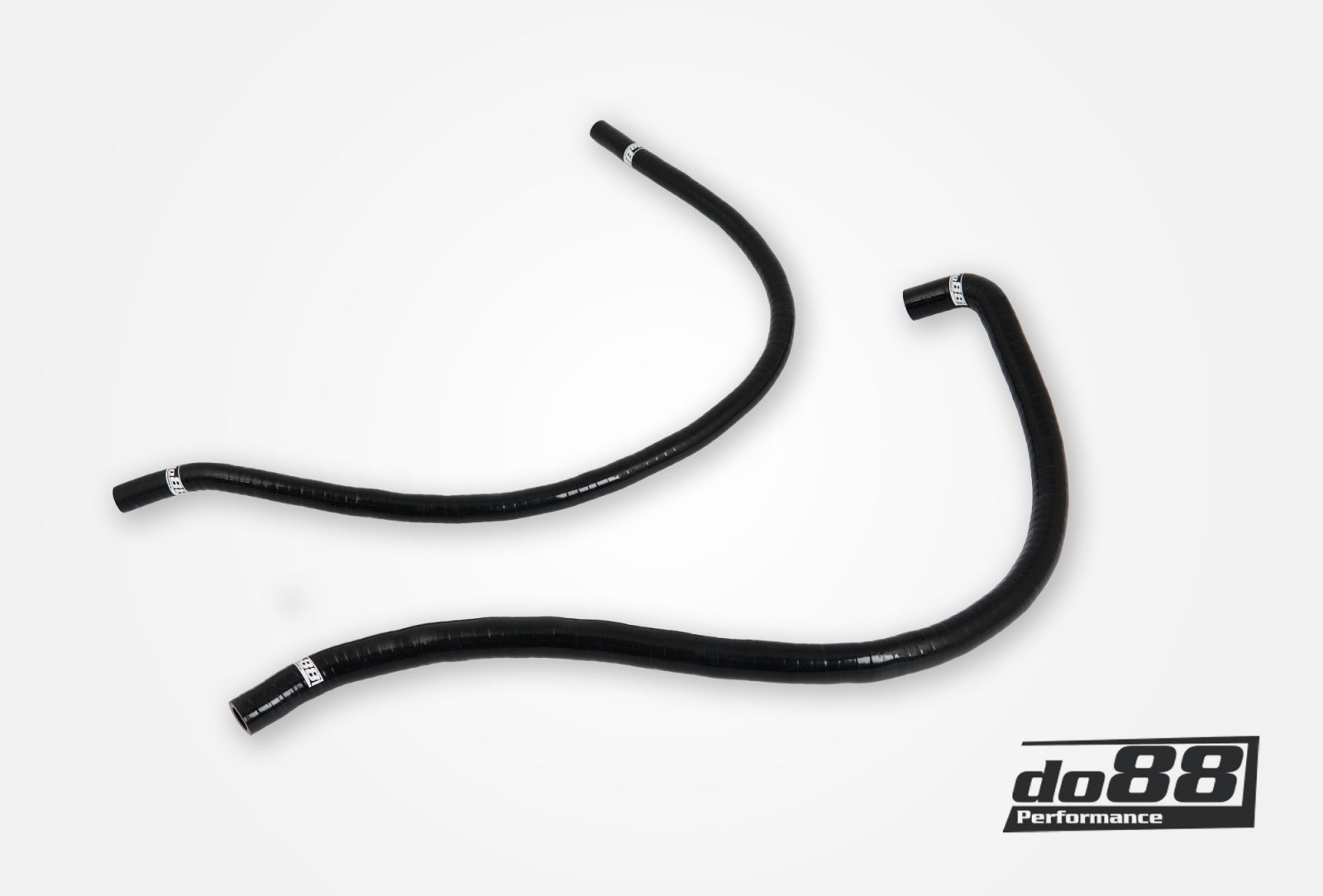 do88 - SAAB 900 1986-93 Power steering hoses Black - CLAMP-KIT233