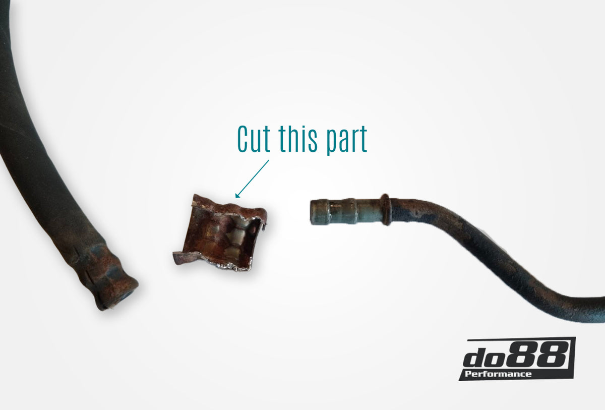 do88 - SAAB 900 1986-93 Power steering hoses Black - DO88-KIT233S