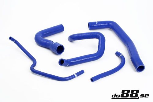 do88 - SAAB 9000 Turbo 86-90 Coolant hoses Blue - DO88-KIT32R
