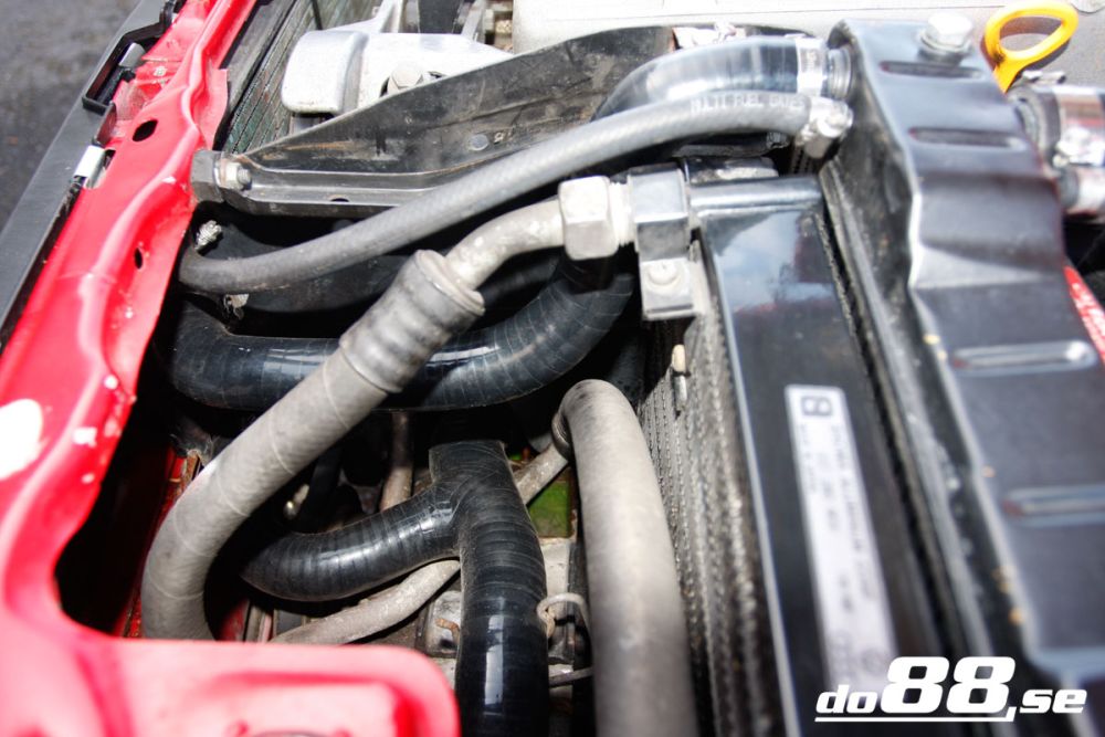 do88 - Audi Quattro 20v Radiator hoses Black - DO88-KIT67S