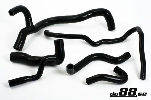 do88 - Audi Quattro 20v Radiator hoses Black - DO88-KIT67S