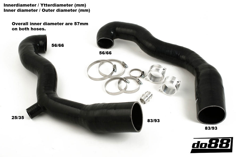 do88 - Porsche 997.1 TT/GT2 2007-09 Inlet hoses for turbo - DO88-KIT76S