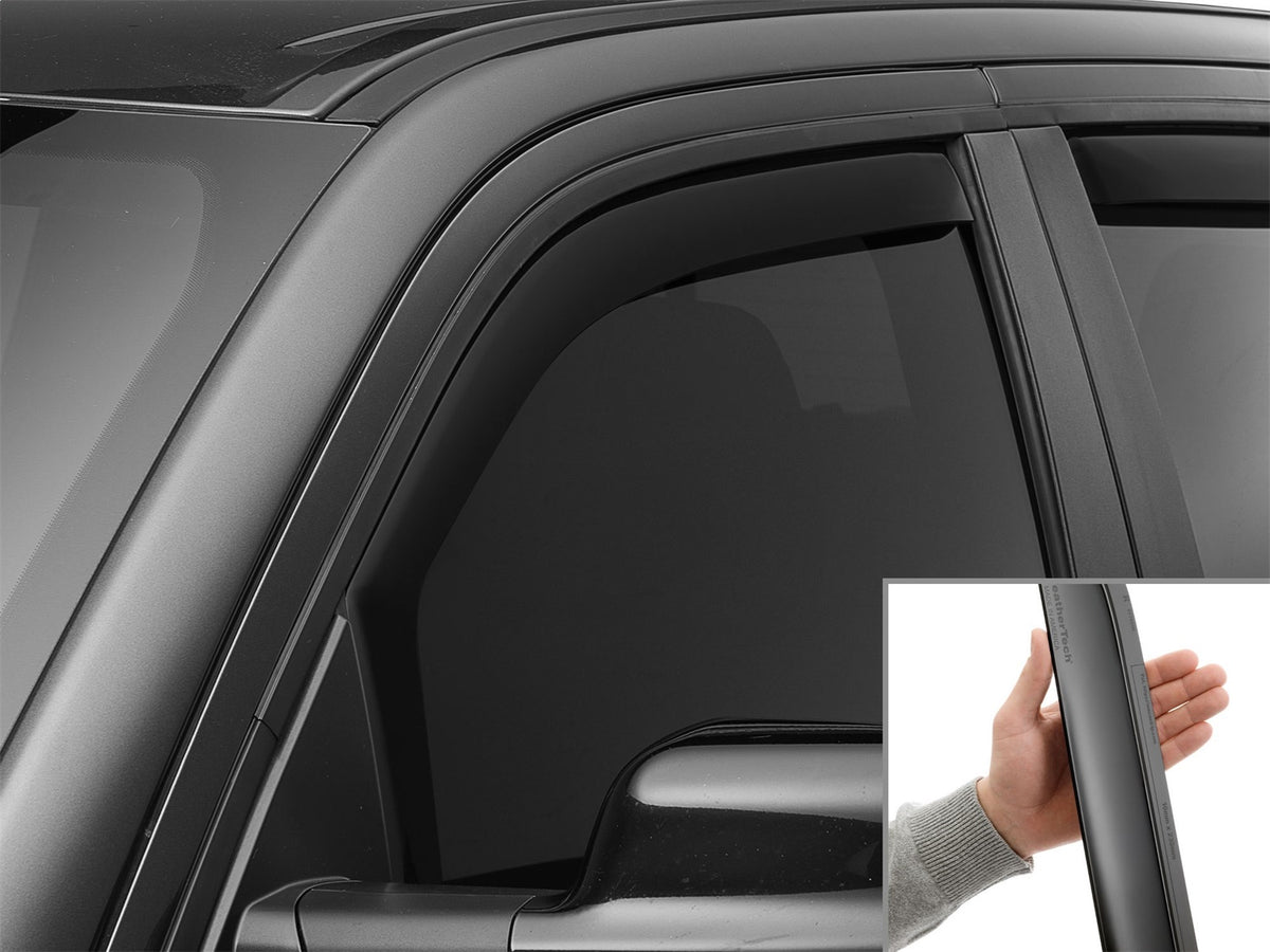 Weathertech - Side Window Deflector - Front Matte Black Tint 19-26 Ram 1500 - 80935IMB