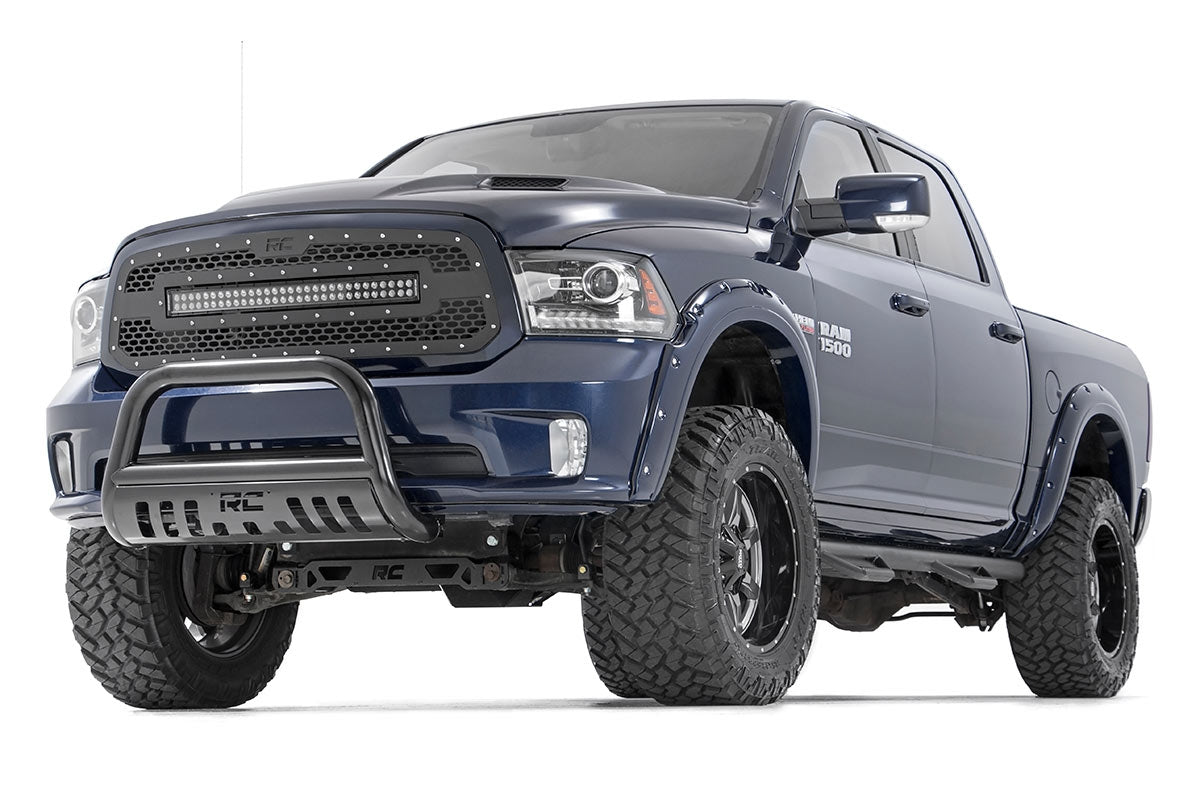 Mesh Grille | 30&quot; Dual Row LED | Black | White DRL | Ram 1500 2WD/4WD (13-18 &amp; Classic)