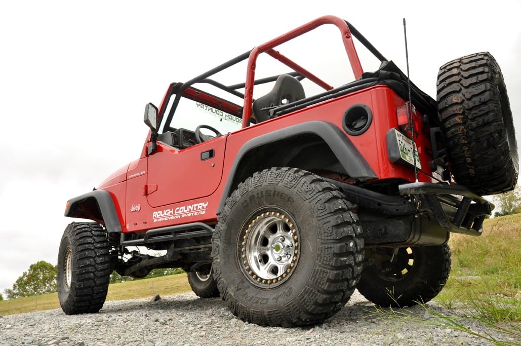 Rough Country - 4 Inch Lift Kit - Long Arm - Jeep Wrangler TJ 4WD (1997-2006) - 66330 for 1997-2006 Jeep Wrangler - installed