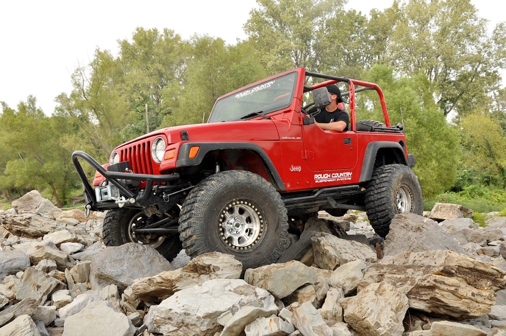 Rough Country - 4 Inch Lift Kit - Long Arm - Jeep Wrangler TJ 4WD (1997-2006) - 66330 for 1997-2006 Jeep Wrangler - detail vi