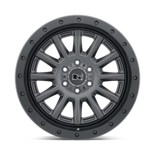 Black Rhino Hard Alloys Dugger 17X8.5 6X139.7 -18MM Gun Black