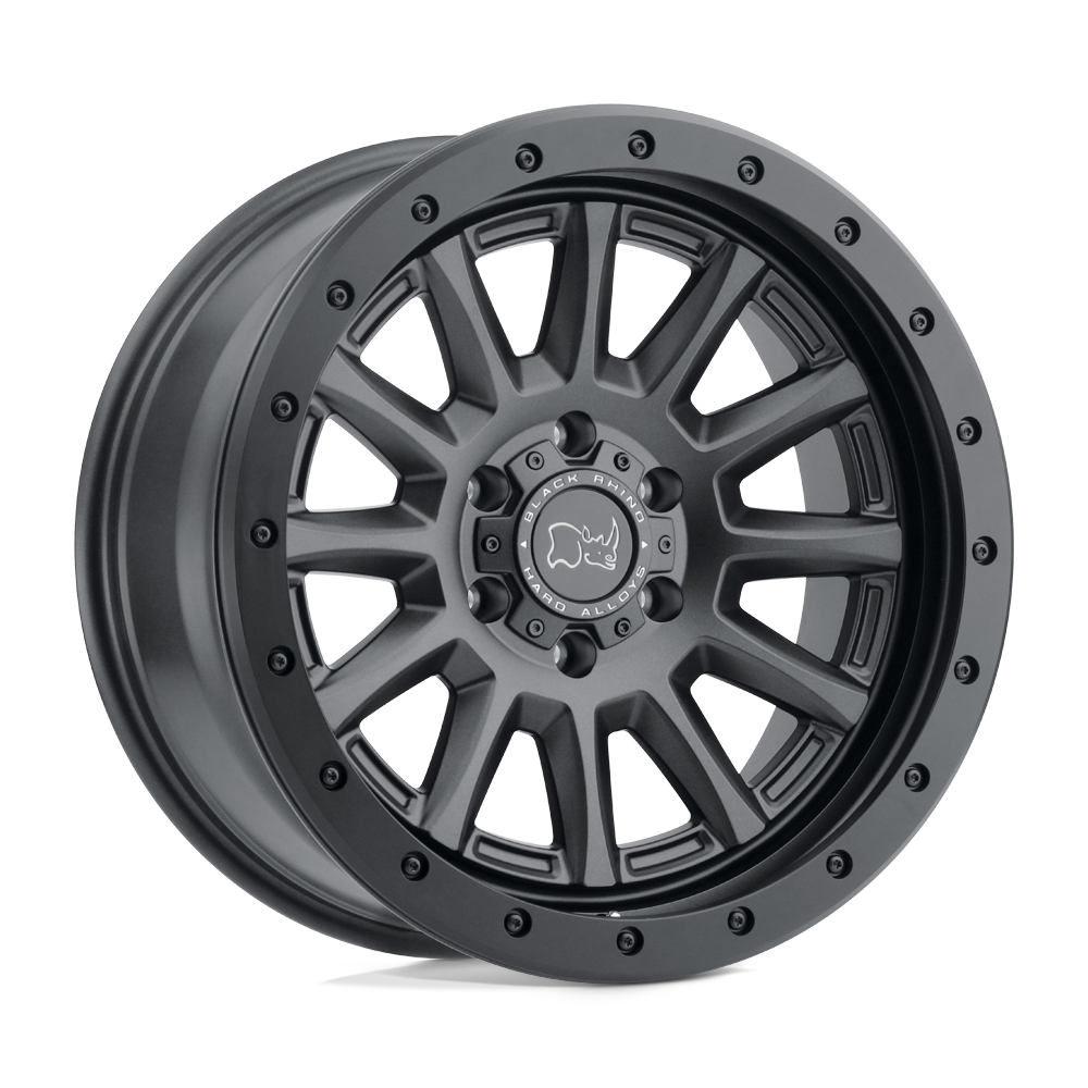 Black Rhino Hard Alloys Dugger 20X9 6X114.3 +10MM Gun Black