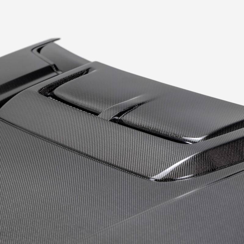 Anderson Composites 21-24 Ford Raptor Type-OE Carbon Fiber Hood - AC-HD21FDRA-OE by Anderson Composites - close-up
