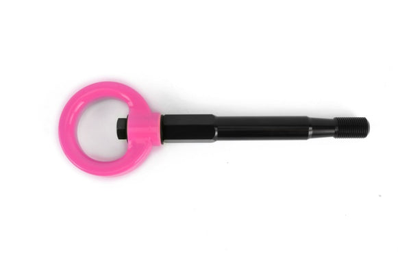 Perrin 22+ Subaru WRX / 18-21 Crosstrek Tow Hook Kit (Rear) - Hyper Pink - PSP-BDY-257HP for 2022-2025 Subaru WRX - front vie