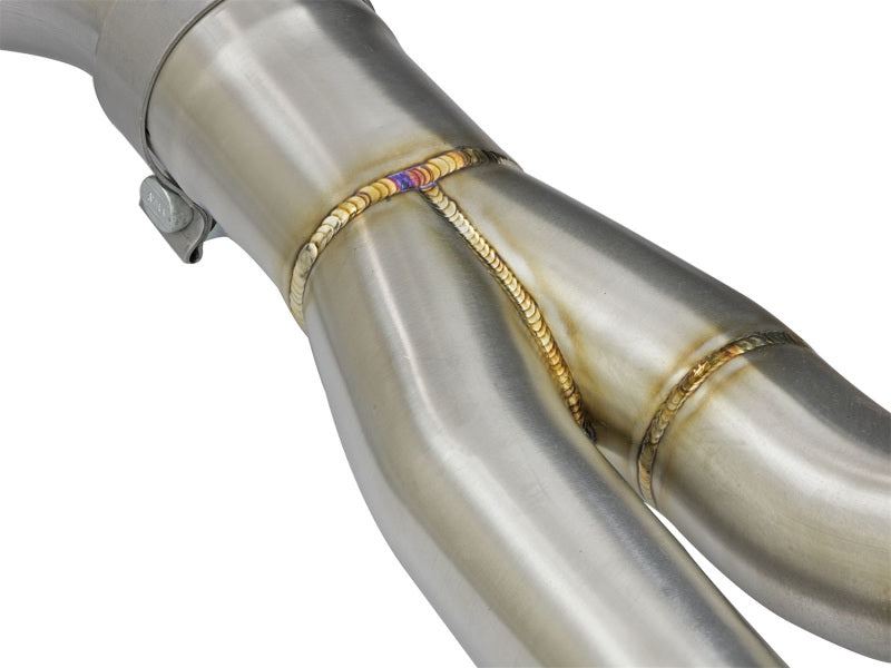 aFe MACHForce XP 3in - 2 1/2in Axle Back 304SS Exhaust w/ Black Tips 16-18 BMW M2 (f87) - 49-36333-B
