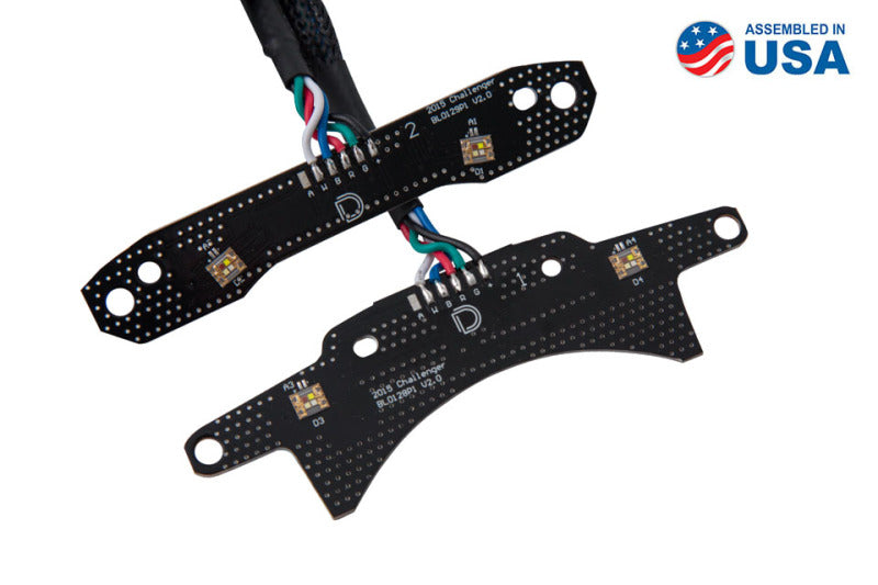 Diode Dynamics 15-21 Dodge Challenger RGBW DRL LED Boards - DD2002
