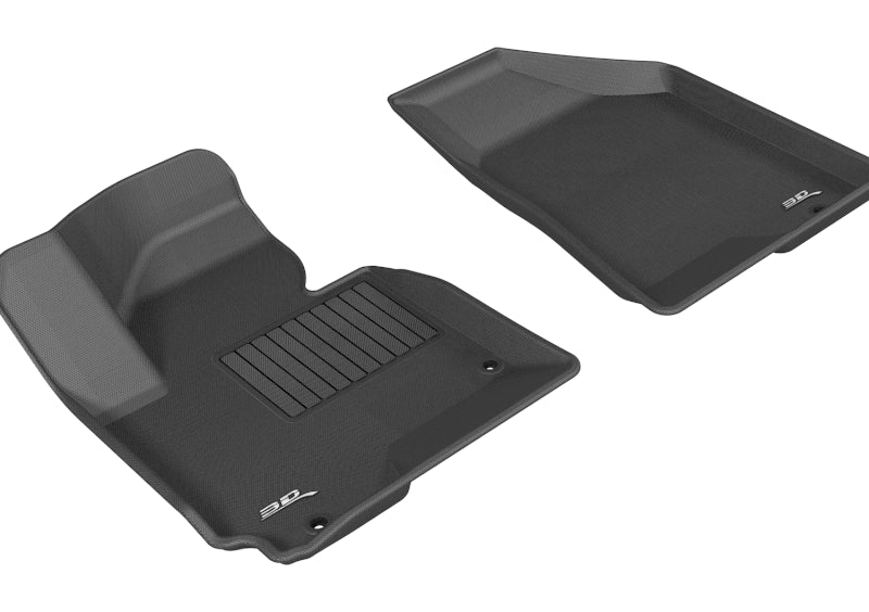3D MAXpider 2011-2013 Kia/Hyundai Sportage/Tucson Kagu 1st Row Floormat - Black - L1KA00711509