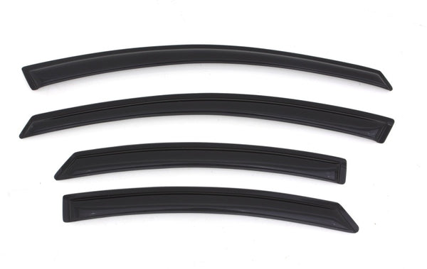AVS 11-14 Hyundai Sonata (New Body Style) Ventvisor Outside Mount Window Deflectors 4pc - Smoke - 94261 for 2011-2016 Hyundai