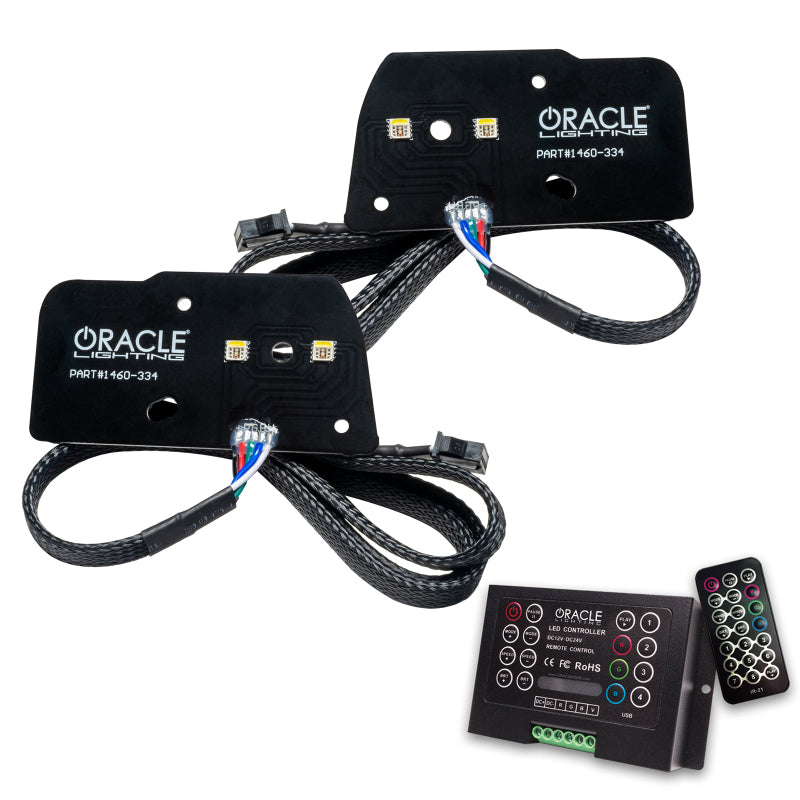 Oracle 21-23 Ford F-150 ColorSHIFT RGB+W Headlight DRL Upgrade Kit w/ 2.0 Controller SEE WARRANTY - 1460-333