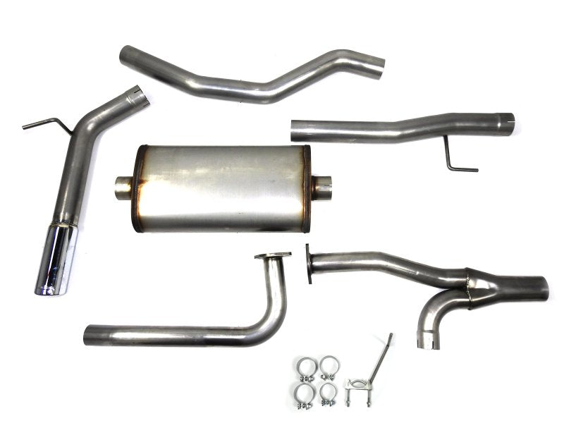 JBA 16-20 Nissan Titan XD (Excl Long Bed) 5.6L 409SS Single Rear Exit Cat-Back Exhaust - 40-1402