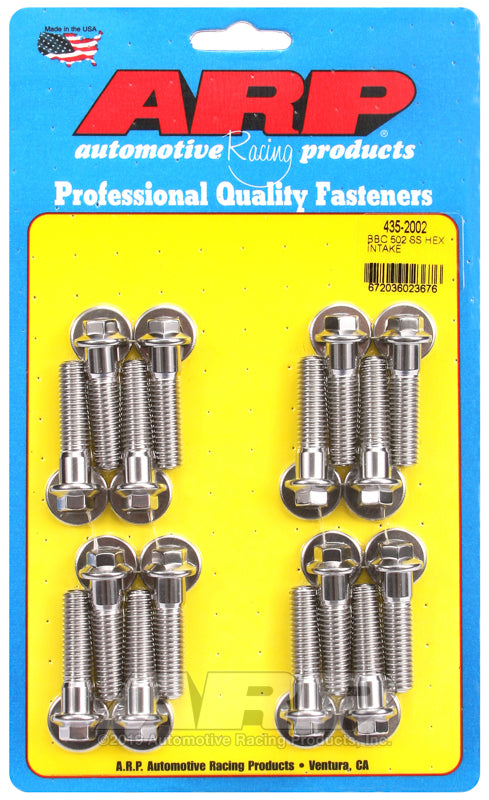 ARP BB Chevy 502 SS Hex Intake Manifold Bolt Kit - 435-2002