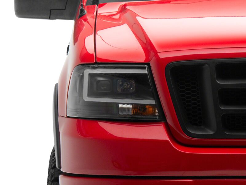 Raxiom 04-08 Ford F-150 Axial Series Projector Headlights- Black Housing- Clear Lens - T569352 - additional view 7