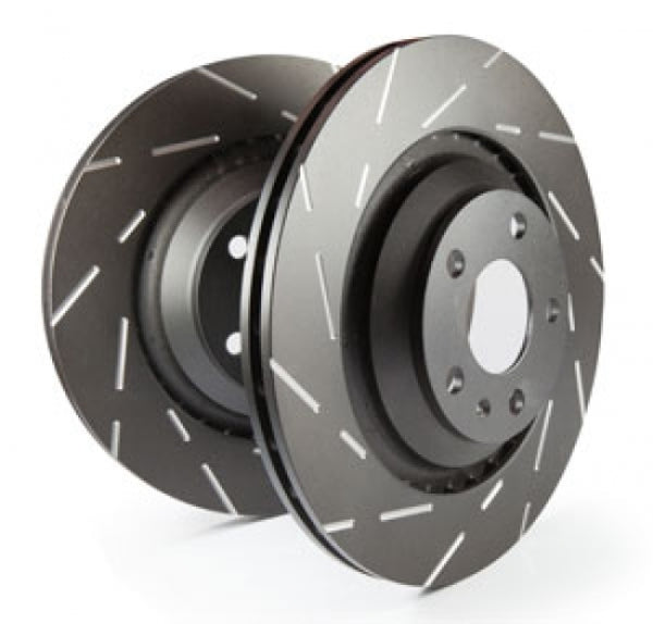 EBC 11-13 Audi A8 quattro USR Slotted Rear Rotors - USR1848 by EBC