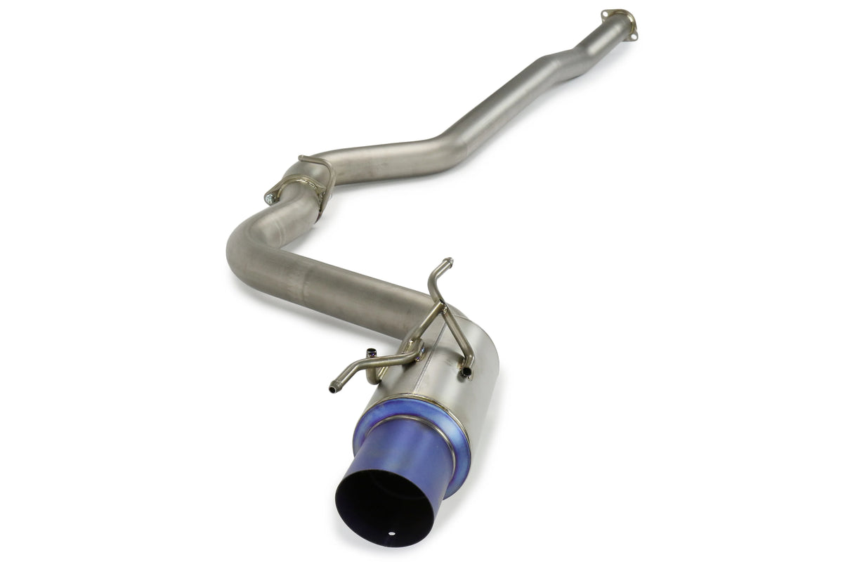 Invidia 08-14 WRX/STi 5 Door 80mm Single Outlet Full Titanium Cat-Back Exhaust - HS08SW5TRG