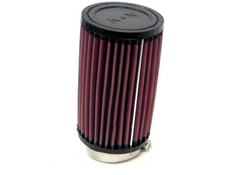 K&N Universal Clamp-On Air Filter - 2 1/4in 10 DEG FLG 3 1/2in OD 6in H - RU-1090 by K&N Engineering - front view