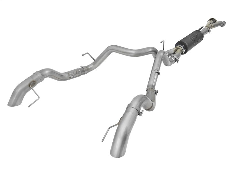 aFe MACH Force-Xp Cat-Back Exhaust w/Dual Hi-Tuck Tips 17-18 Ford F-150 Raptor V6-3.5L (tt) - 49-33095