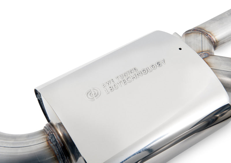 AWE Tuning Audi C7.5 A7 3.0T Touring Edition Exhaust - Quad Outlet Chrome Silver Tips - 3015-42070