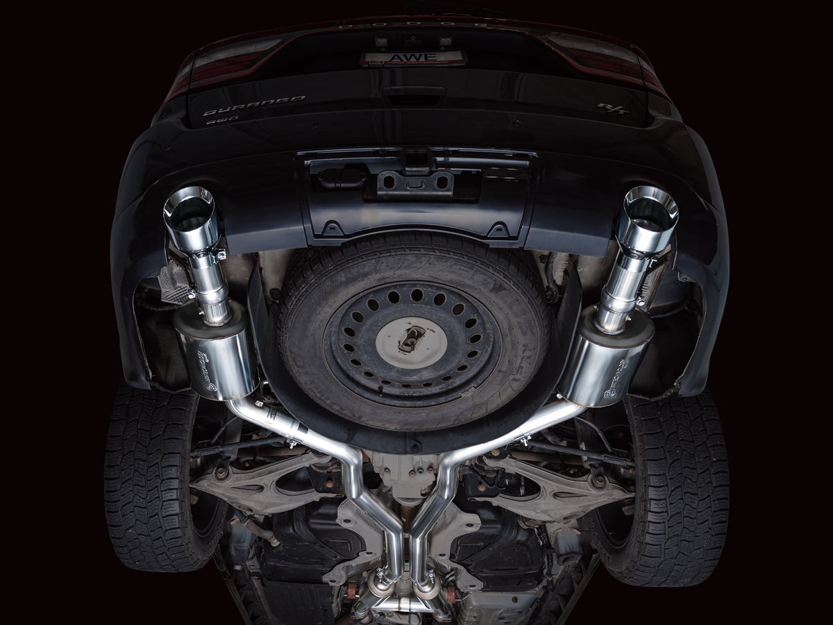 AWE Tuning 11-24 Dodge Durango 5.7L Touring Edition Exhaust w/ Chrome Silver Tips - 3015-32575