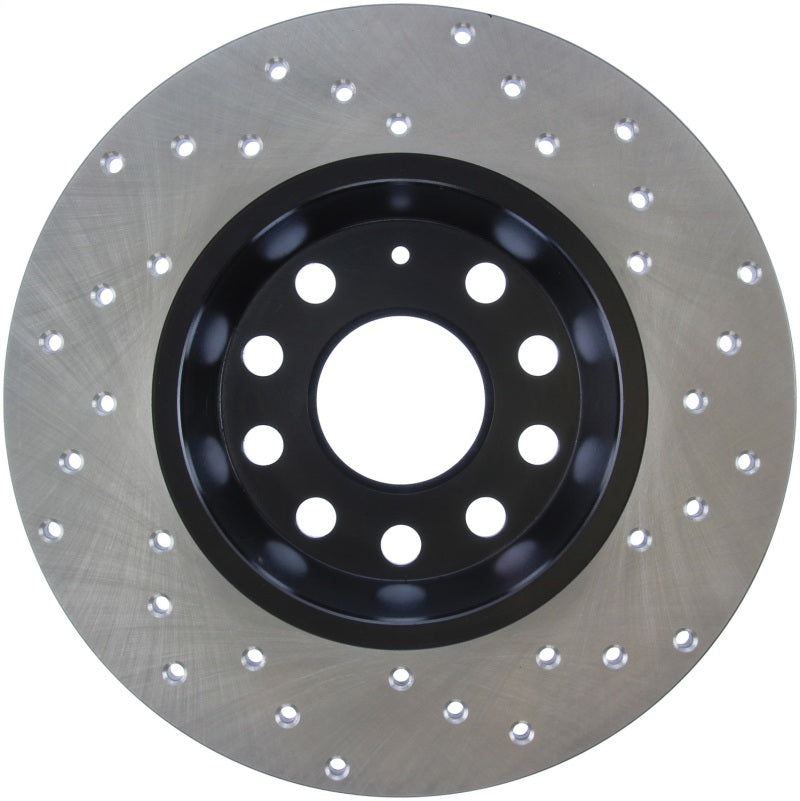 StopTech 06-11 Audi A3 / 06-09 VW GTI Mk V / 05-10 Jetta (Exc Wagon) Drilled Right Rear Rotor - 128.33099R