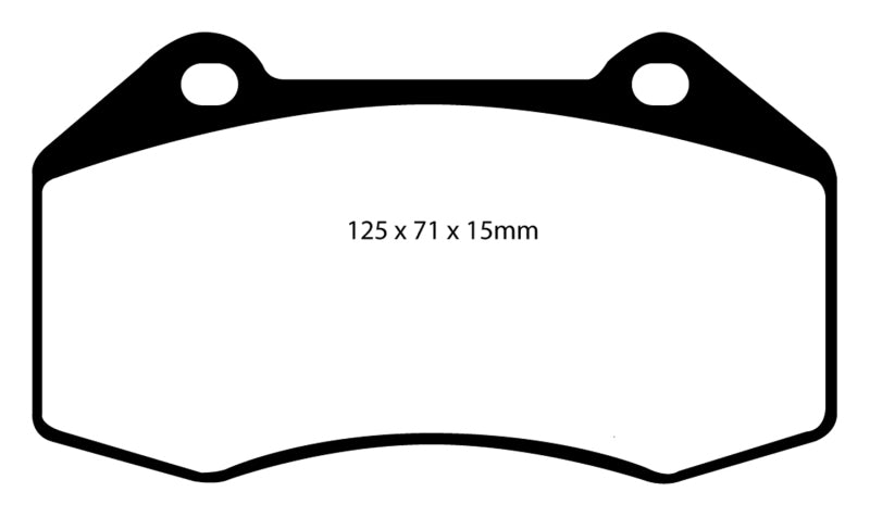 EBC 07-08 Chevrolet Cobalt 2.0 Supercharged (SS) Redstuff Front Brake Pads - DP31539C