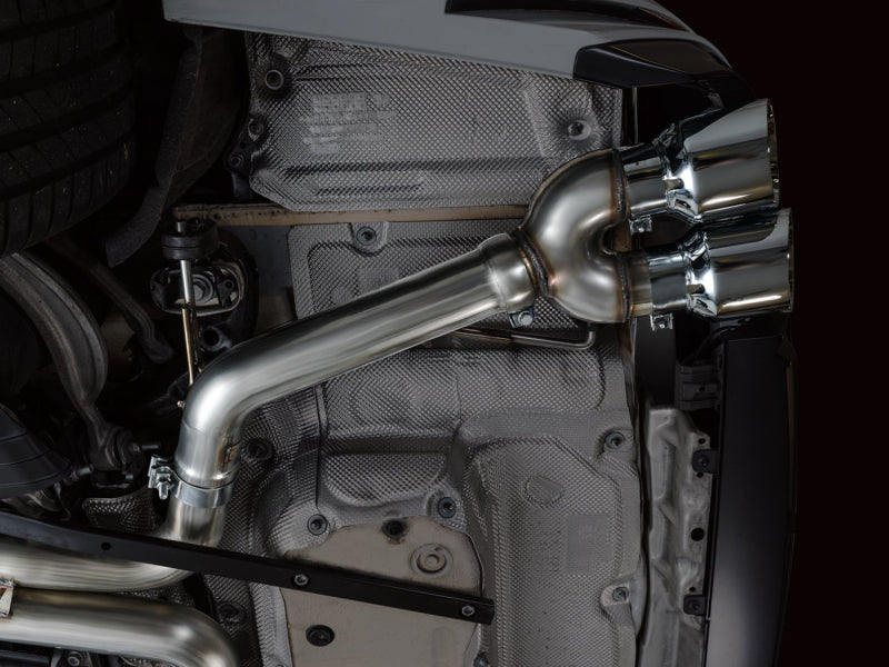 AWE Tuning 19-23 Audi C8 S6/S7 2.9T V6 AWD Track Edition Exhaust - Chrome Silver Tips - 3020-42101