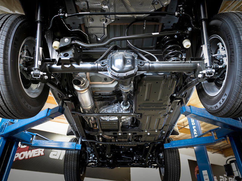 aFe Rock Basher 2.5in 409SS Cat-Back Exhaust System 18-21 Jeep Wrangler (JL) V6 3.6L - 49-48074