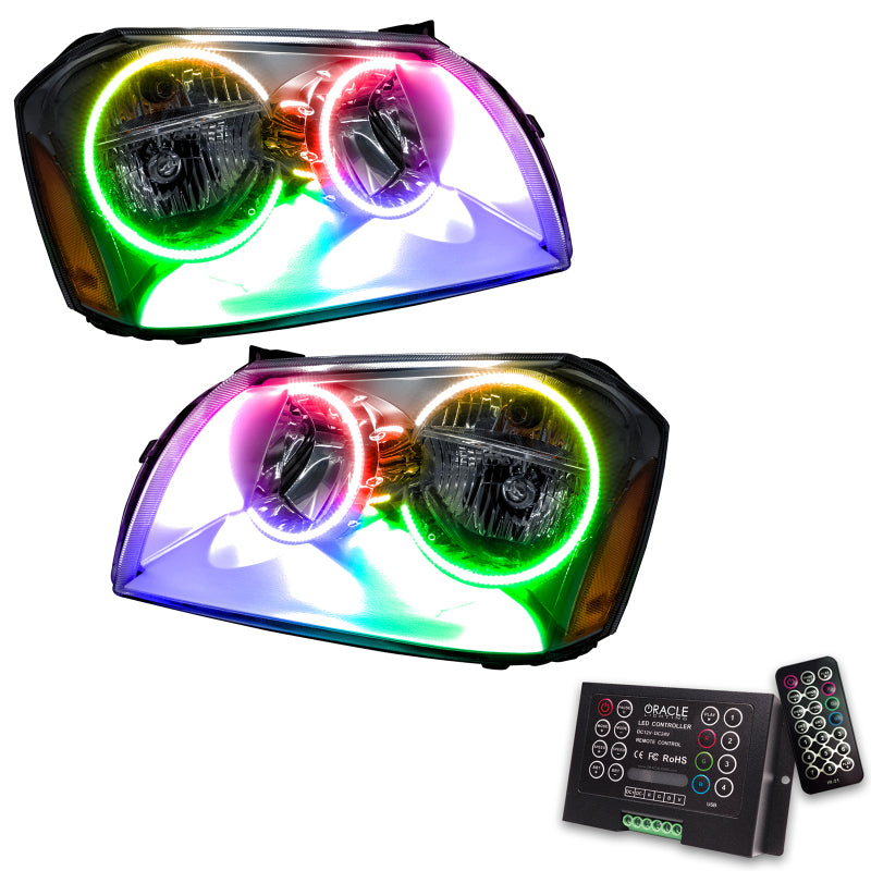 Oracle 05-07 Dodge Magnum SMD HL - Chrome - ColorSHIFT w/ 2.0 Controller SEE WARRANTY - 7157-333