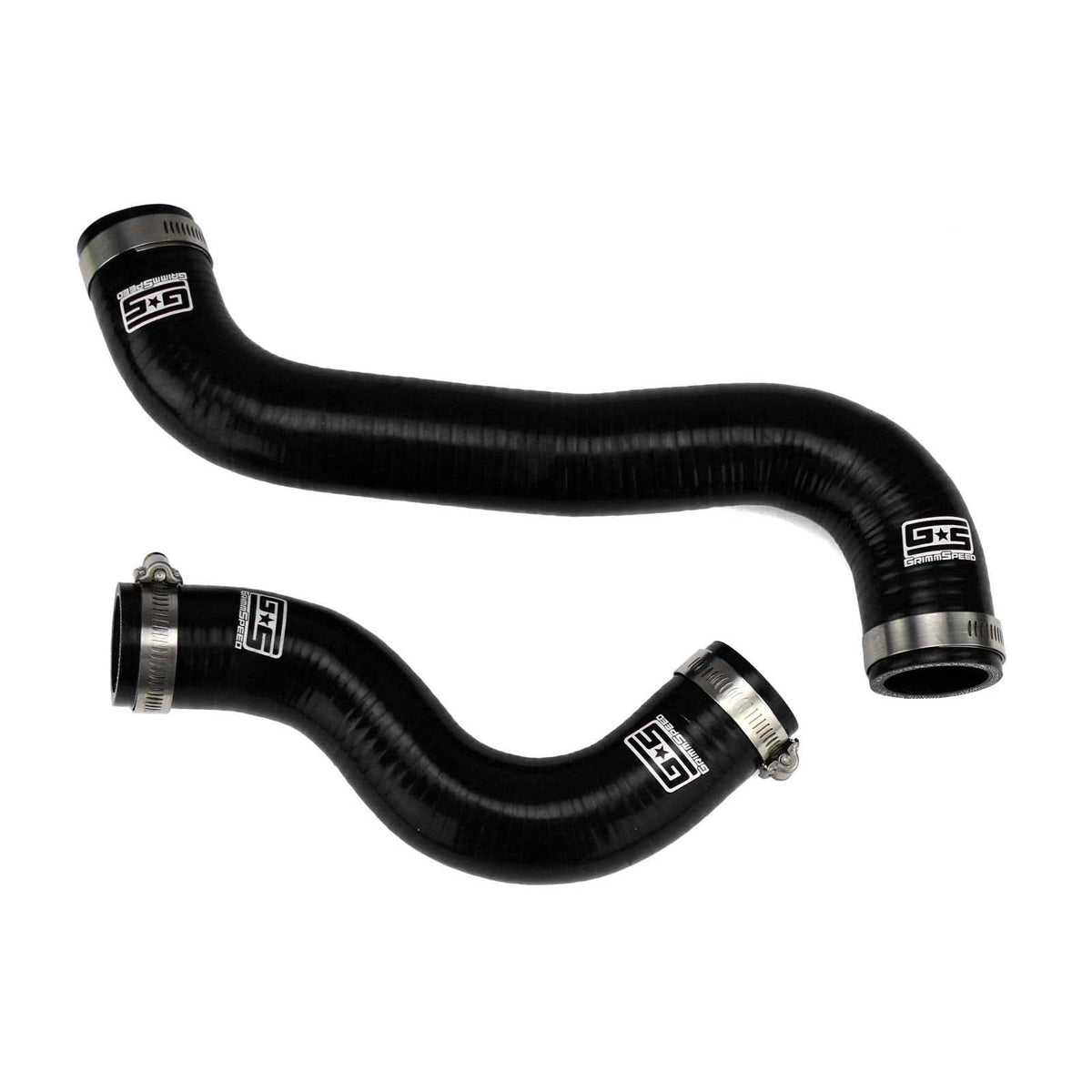 GrimmSpeed 15-17 Subaru WRX / 14-17 Subaru Forester XT Radiator Hose Kit - Black - GRM405324