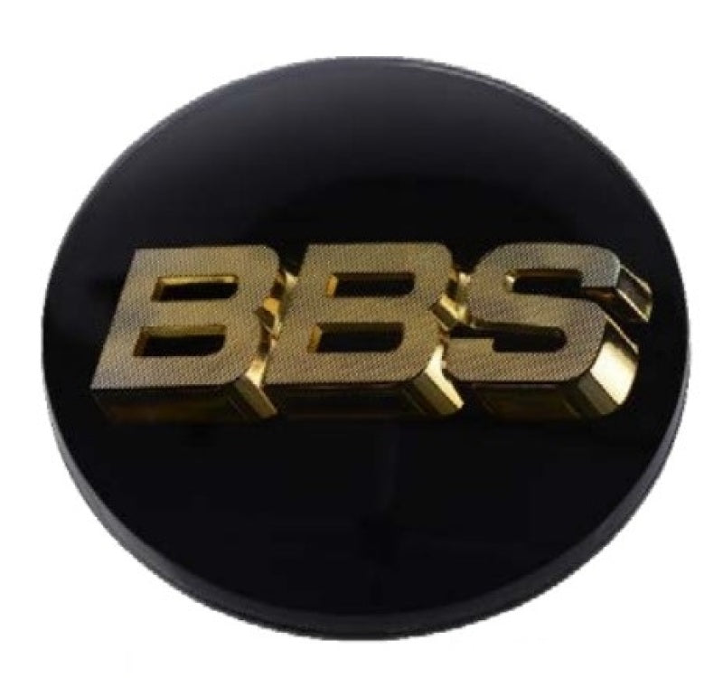 BBS Center Cap 70.6mm Black/Gold - 3D - HW58071070.4