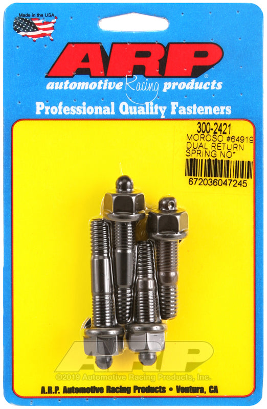 ARP Moroso 64919 dual return spring no spacer plate pro series carb stud kit - 300-2421