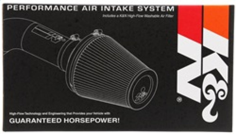 K&N 10-11 Ford Taurus 3.5L V6 Silver Typhoon Cold Air Intake - 69-3528TS for 2010-2012 Ford Taurus - angle view